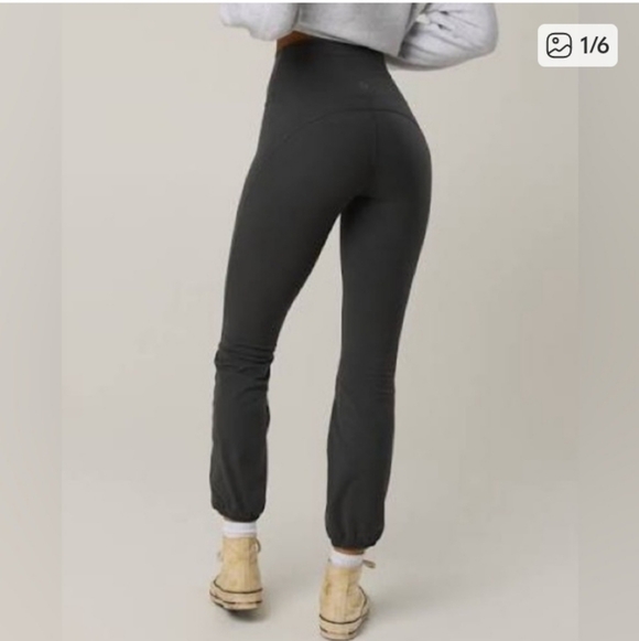 The Hugger Cinch Pant Brown Aerie Lounge Pants NWT - Picture 7 of 7